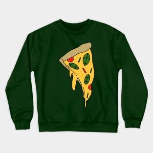 Basil Pizza Slice Crewneck Sweatshirt